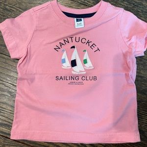 6-12 M Janie and Jack T-Shirt - Salmon
